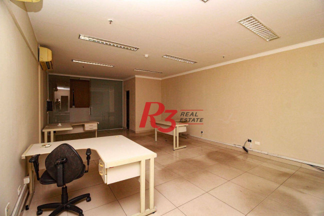 Imagem Sala Comercial para Alugar, 65 m² em Centro - Santos Imagem Sala Comercial para Alugar, 65 m² em Centro - Santos