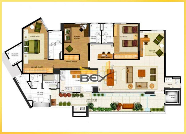 Imagem Apartamento com 4 Quartos à Venda, 198 m² em Melville Empresarial Ii - Barueri Imagem Apartamento com 4 Quartos à Venda, 198 m² em Melville Empresarial Ii - Barueri