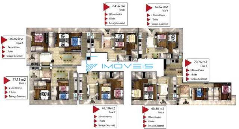 Imagem Apartamento com 2 Quartos à Venda, 74 m² em Aviação - Praia Grande Imagem Apartamento com 2 Quartos à Venda, 74 m² em Aviação - Praia Grande