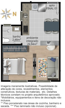 Imagem Apartamento com 1 Quarto à Venda, 32 m² em Centro - Caxias Do Sul Imagem Apartamento com 1 Quarto à Venda, 32 m² em Centro - Caxias Do Sul