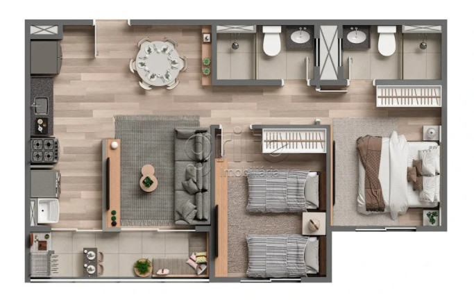 Imagem Apartamento com 3 Quartos à Venda, 47 m² em Parangaba - Fortaleza Imagem Apartamento com 3 Quartos à Venda, 47 m² em Parangaba - Fortaleza