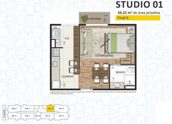 Imagem Apartamento com 3 Quartos à Venda, 73 m² em Alphaville - Barueri Imagem Apartamento com 3 Quartos à Venda, 73 m² em Alphaville - Barueri