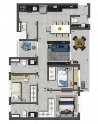 Imagem Apartamento com 3 Quartos à Venda, 89 m² em Moema - São Paulo