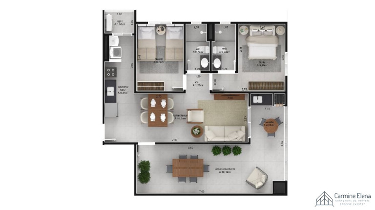 Imagem Apartamento com 2 Quartos à Venda, 54 m² em Centro - Ubatuba