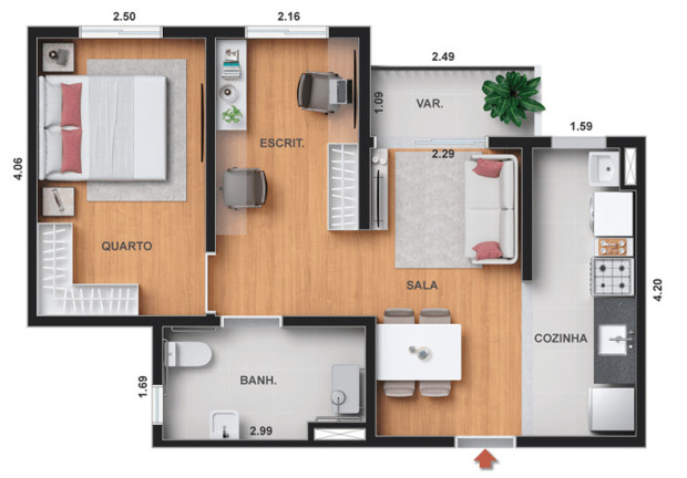 Imagem Imóvel com 1 Quarto à Venda, 31 m² em Todos Os Santos - Rio De Janeiro Imagem Imóvel com 1 Quarto à Venda, 31 m² em Todos Os Santos - Rio De Janeiro