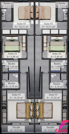 Casa com 3 Quartos à Venda, 150 m² em Campeche - Florianópolis