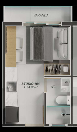Imagem Imóvel com 1 Quarto à Venda, 20 m² em Aeroclube - João Pessoa Imagem Imóvel com 1 Quarto à Venda, 20 m² em Aeroclube - João Pessoa