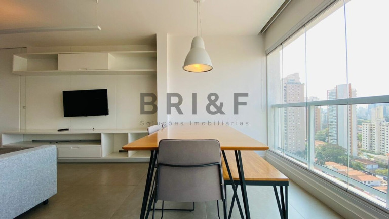Imagem Apartamento com 1 Quarto para Alugar, 67 m² em Brooklin - São Paulo Imagem Apartamento com 1 Quarto para Alugar, 67 m² em Brooklin - São Paulo