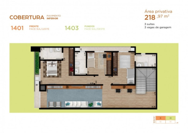 Imagem Apartamento com 3 Quartos à Venda, 112 m² em Centro - Cascavel