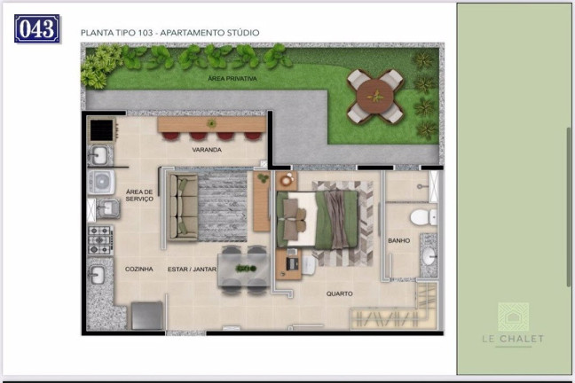 Imagem Apartamento com 2 Quartos para Alugar, 52 m² em Parque Jamaica - Londrina Imagem Apartamento com 2 Quartos para Alugar, 52 m² em Parque Jamaica - Londrina