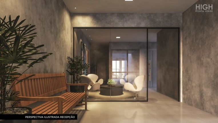 Imagem Apartamento com 1 Quarto à Venda, 44 m² em Ponta Verde - Maceió