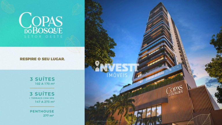 Imagem Apartamento com 3 Quartos à Venda, 103 m² em Setor Oeste - Goiânia Imagem Apartamento com 3 Quartos à Venda, 103 m² em Setor Oeste - Goiânia