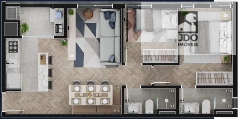 Imagem Apartamento com 2 Quartos à Venda, 53 m² em Alto Da Rua Xv - Curitiba Imagem Apartamento com 2 Quartos à Venda, 53 m² em Alto Da Rua Xv - Curitiba