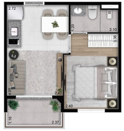Imagem Imóvel com 2 Quartos à Venda, 40 m² em Perdizes - São Paulo Imagem Imóvel com 2 Quartos à Venda, 40 m² em Perdizes - São Paulo