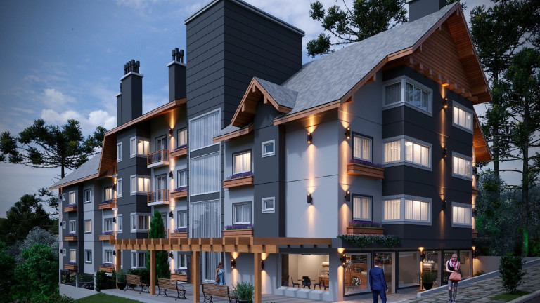 Imagem Imóvel com 2 Quartos à Venda, 91 m² em Vila Moura - Gramado Imagem Imóvel com 2 Quartos à Venda, 91 m² em Vila Moura - Gramado