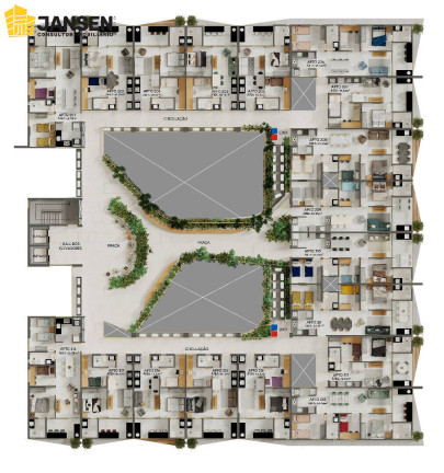 Imagem Apartamento com 2 Quartos à Venda, 45 m² em Bessa - João Pessoa