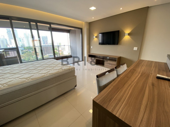 Imagem Apartamento com 1 Quarto para Alugar, 41 m² em Brooklin - São Paulo Imagem Apartamento com 1 Quarto para Alugar, 41 m² em Brooklin - São Paulo