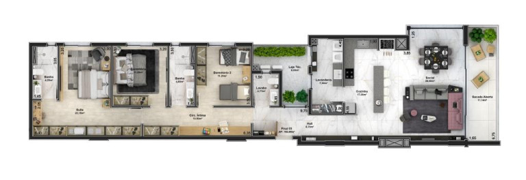 Imagem Apartamento com 3 Quartos à Venda, em Imigrante - Bento Gonçalves Imagem Apartamento com 3 Quartos à Venda, em Imigrante - Bento Gonçalves