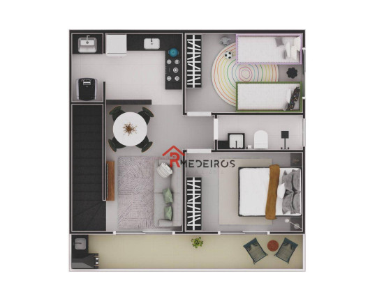 Imagem Casa com 2 Quartos à Venda, 43 m² em Ocian - Praia Grande Imagem Casa com 2 Quartos à Venda, 43 m² em Ocian - Praia Grande