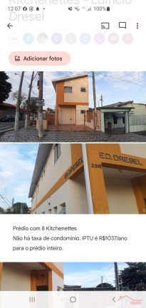 Imagem Kitnet com 8 Quartos à Venda, 186 m² em Vila São Carlos - Taubaté Imagem Kitnet com 8 Quartos à Venda, 186 m² em Vila São Carlos - Taubaté