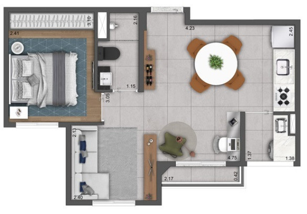 Imagem Apartamento com 2 Quartos à Venda, 38 m² em Imirim - São Paulo Imagem Apartamento com 2 Quartos à Venda, 38 m² em Imirim - São Paulo