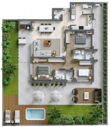 Imagem Cobertura com 3 Quartos à Venda, 189 m² em água Verde - Curitiba