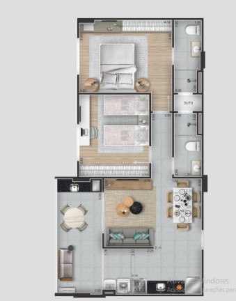 Imagem Apartamento com 2 Quartos à Venda, 75 m² em Guilhermina - Praia Grande
