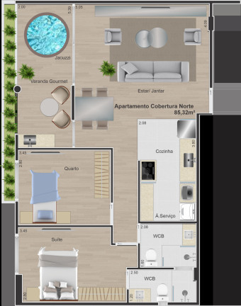 Imagem Apartamento com 3 Quartos à Venda, 76 m² em Intermares - Cabedelo Imagem Apartamento com 3 Quartos à Venda, 76 m² em Intermares - Cabedelo