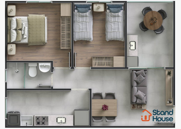 Imagem Apartamento com 2 Quartos à Venda, 47 m² em Sim - Feira De Santana Imagem Apartamento com 2 Quartos à Venda, 47 m² em Sim - Feira De Santana