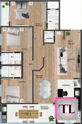 Imagem Apartamento com 3 Quartos à Venda, 70 m² em Vila Togni - Poços De Caldas Imagem Apartamento com 3 Quartos à Venda, 70 m² em Vila Togni - Poços De Caldas