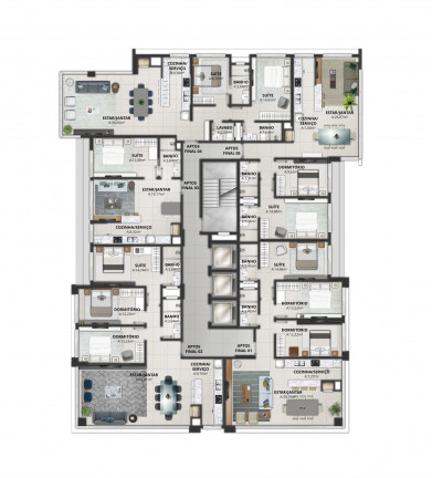Imagem Apartamento com 2 Quartos à Venda, 77 m² em Centro - Torres