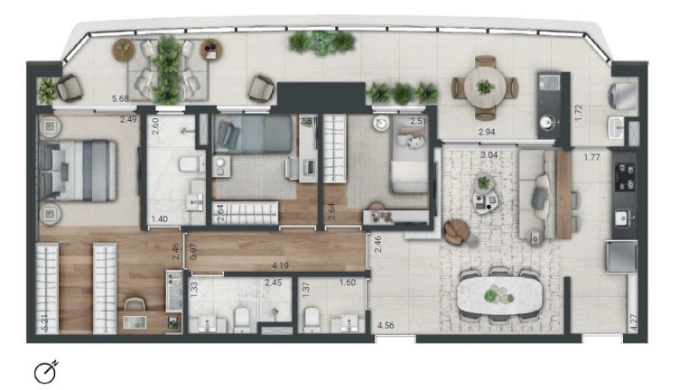 Imagem Apartamento com 3 Quartos à Venda, 288 m² em Real Parque - São Paulo Imagem Apartamento com 3 Quartos à Venda, 288 m² em Real Parque - São Paulo