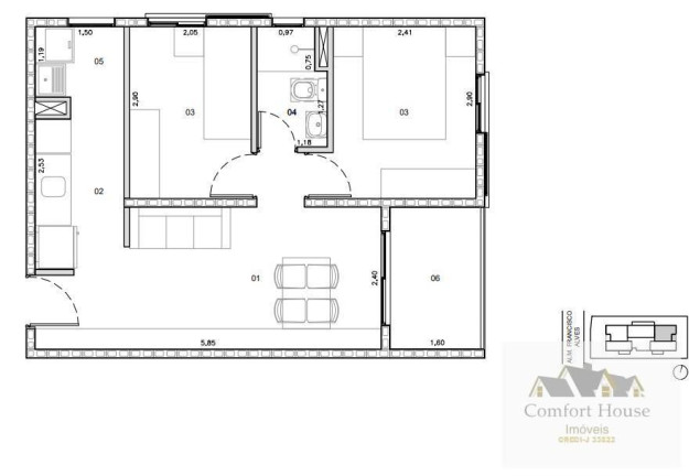 Imagem Apartamento com 2 Quartos à Venda, 40 m² em Jardim - Santo André Imagem Apartamento com 2 Quartos à Venda, 40 m² em Jardim - Santo André