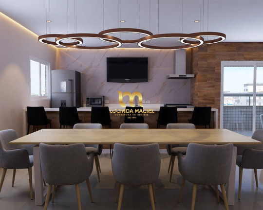 Imagem Apartamento com 1 Quarto à Venda, 54 m² em Guilhermina - Praia Grande