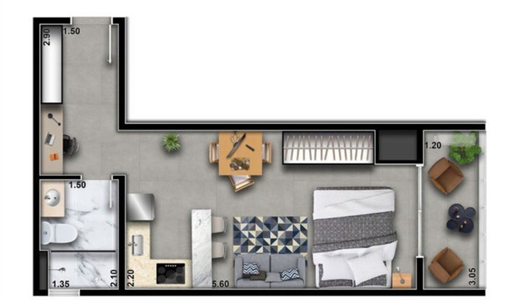 Imagem Imóvel com 1 Quarto à Venda, 29 m² em Vila Prudente - São Paulo Imagem Imóvel com 1 Quarto à Venda, 29 m² em Vila Prudente - São Paulo