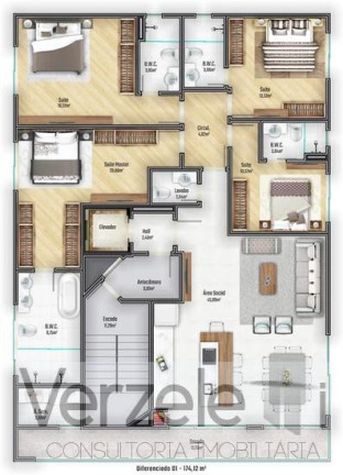 Imagem Apartamento com 4 Quartos à Venda, 181 m² em Praia Brava De Itajaí - Itajaí Imagem Apartamento com 4 Quartos à Venda, 181 m² em Praia Brava De Itajaí - Itajaí