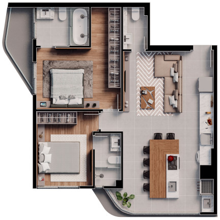 Imagem Apartamento com 2 Quartos à Venda, 72 m² em São Judas - Itajaí