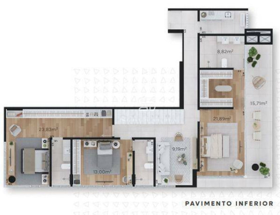Imagem Cobertura com 3 Quartos à Venda, 293 m² em Praia Brava - Itajaí Imagem Cobertura com 3 Quartos à Venda, 293 m² em Praia Brava - Itajaí