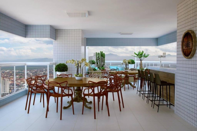 Imagem Apartamento com 1 Quarto à Venda, 52 m² em Campo Da Aviacao - Praia Grande