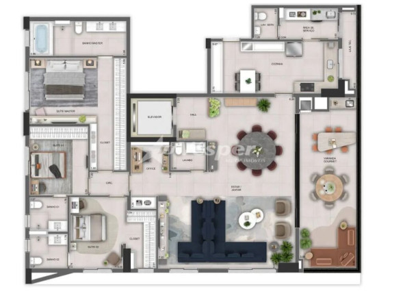 Imagem Apartamento com 3 Quartos à Venda, 217 m² em Setor Bueno - Goiânia Imagem Apartamento com 3 Quartos à Venda, 217 m² em Setor Bueno - Goiânia