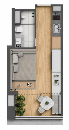 Imagem Imóvel com 1 Quarto à Venda, 27 m² em Pinheiros - São Paulo Imagem Imóvel com 1 Quarto à Venda, 27 m² em Pinheiros - São Paulo