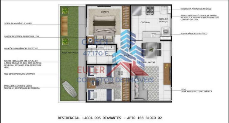 Imagem Apartamento com 2 Quartos à Venda, 47 m² em Lundcéia - Lagoa Santa Imagem Apartamento com 2 Quartos à Venda, 47 m² em Lundcéia - Lagoa Santa