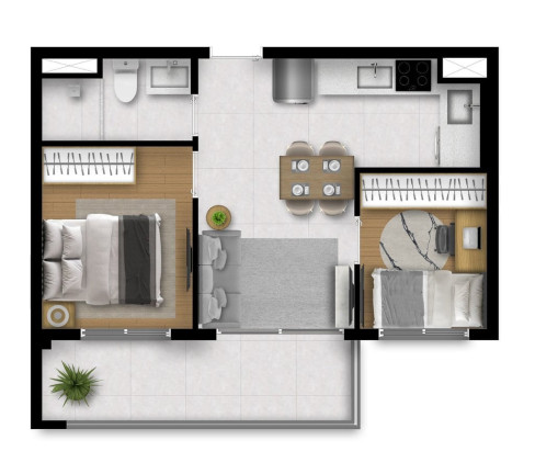 Imagem Apartamento com 2 Quartos à Venda, 41 m² em Perdizes - São Paulo Imagem Apartamento com 2 Quartos à Venda, 41 m² em Perdizes - São Paulo