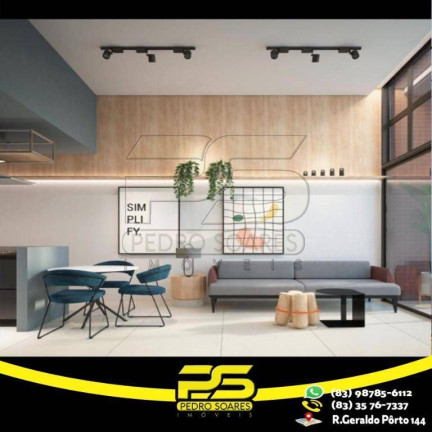 Imagem Apartamento com 2 Quartos à Venda, 52 m² em Bancários - João Pessoa