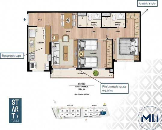 Imagem Imóvel com 2 Quartos à Venda, 69 m² em Tijuca - Rio De Janeiro Imagem Imóvel com 2 Quartos à Venda, 69 m² em Tijuca - Rio De Janeiro