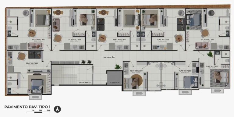 Imagem Apartamento com 1 Quarto à Venda, 28 m² em Jardim Oceania - João Pessoa Imagem Apartamento com 1 Quarto à Venda, 28 m² em Jardim Oceania - João Pessoa