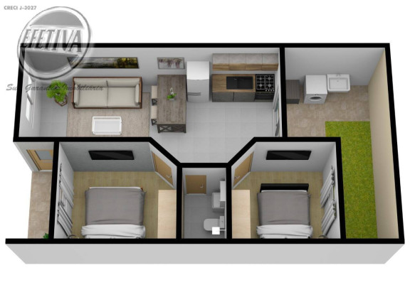 Imagem Casa com 2 Quartos à Venda, 56 m² em Costa Azul - Matinhos Imagem Casa com 2 Quartos à Venda, 56 m² em Costa Azul - Matinhos