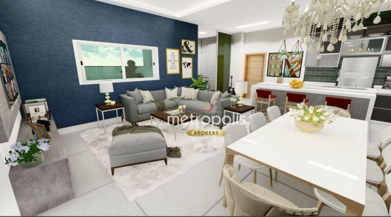 Cobertura com 2 Quartos à Venda, 84 m² em Parque Das Nações - Santo André