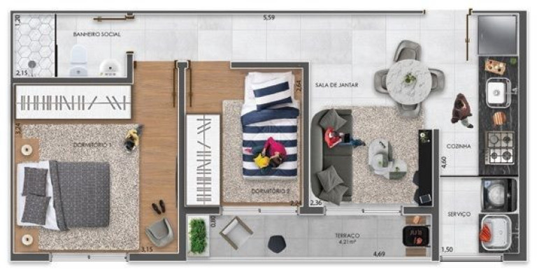Imagem Apartamento com 2 Quartos à Venda, 94 m² em Vila Carrão - São Paulo Imagem Apartamento com 2 Quartos à Venda, 94 m² em Vila Carrão - São Paulo