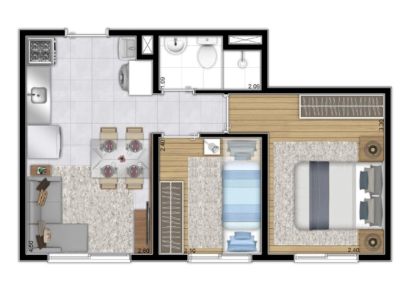 Imagem Imóvel com 2 Quartos à Venda, 34 m² em Barra Funda - São Paulo Imagem Imóvel com 2 Quartos à Venda, 34 m² em Barra Funda - São Paulo